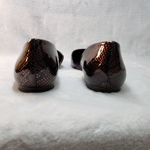 *New Low Price!* Mix no. 6 Fabiana Flats Purple Snake - Picture 4 of 10